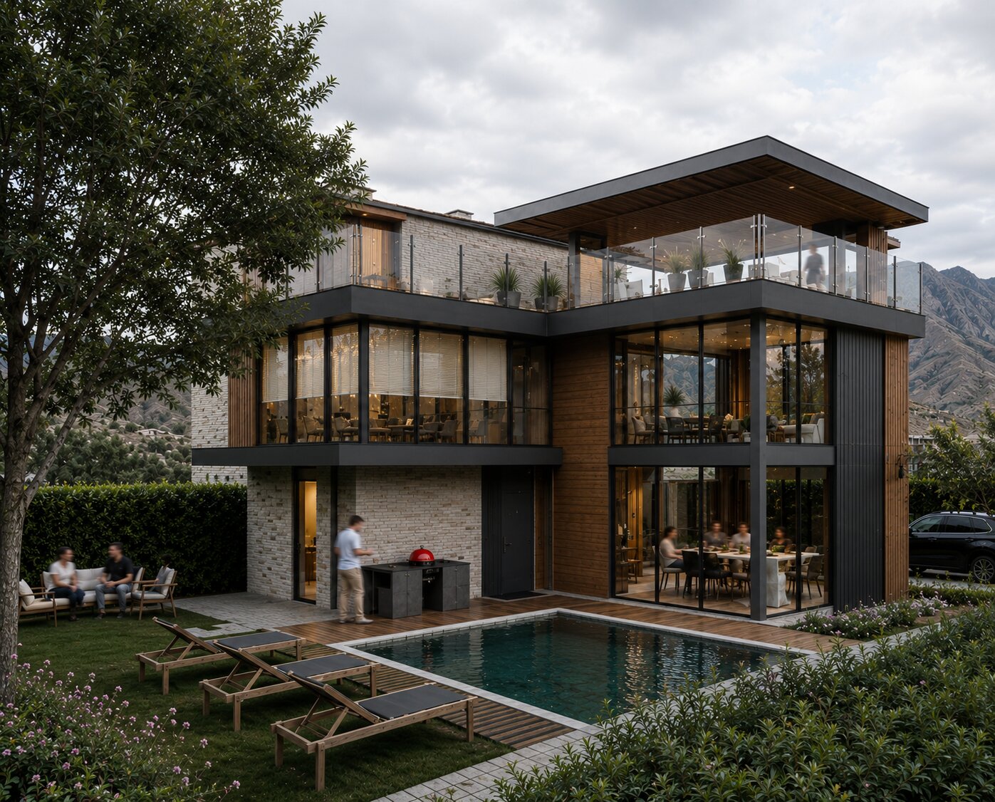 Casa Cima, vivienda con piscina y terraza panorámica